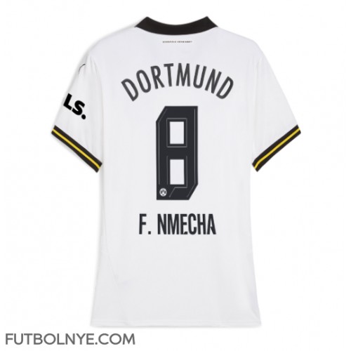 Camiseta Borussia Dortmund Felix Nmecha #8 Tercera Equipación para mujer 2024-25 manga corta